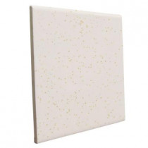 U.S. Ceramic Tile Bright Gold Dust 6 in. x 6 in. Ceramic Surface Bullnose Wall Tile-DISCONTINUED