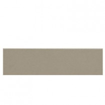 Daltile Colour Scheme Uptown Taupe Solid 3 in. x 12 in. Porcelain Bullnose Trim Floor and Wall Tile