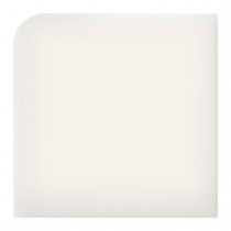 Daltile Modern Dimensions Gloss Arctic White 4-1/4 in. x 4-1/4 in. Ceramic Bullnose Corner Wall Tile