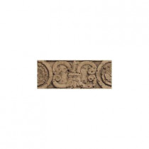 Daltile Fashion Accents Noce Medallion 3 in. x 8 in. Travertine Accent Wall Tile