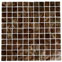 Splashback Tile Mother of Pearl Tiger Eye 12 in. x 12 in. x 8 mm Mosaic Floor and Wall Tile