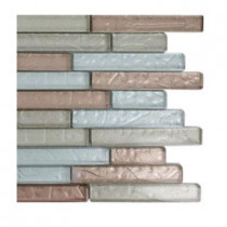 Splashback Tile Metallic Cleopatra Harmony Glass Tile - 6 in. x 6 in. Tile Sample-DISCONTINUED