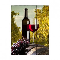 Tile My Style Wine2 18 in. x 24 in. Tumbled Marble Tiles (3 sq. ft. /case)