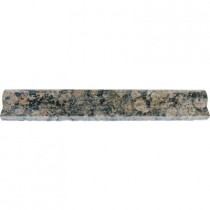 MS International Baltic Brown 2 in. x 12 in. Polished Granite Rail Moulding Wall Tile (10 ln. ft. / case)