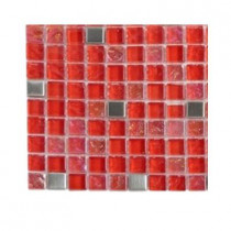 Splashback Tile Bloody Mary Squares Glass - 6 in. x 6 in. Tile Sample