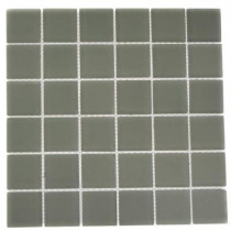 Splashback Tile 12 in. x 12 in. Contempo Natural White Frosted Glass Tile-DISCONTINUED