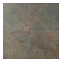 Daltile Continental Slate Brazilian Green 18 in. x 18 in. Porcelain Floor and Wall Tile (18 sq. ft. / case)
