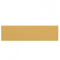 Daltile Colour Scheme Sunbeam Solid 3 in. x 12 in. Porcelain Bullnose Floor and Wall Tile