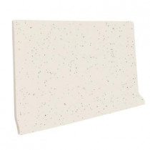 U.S. Ceramic Tile Color Collection Bright Granite 3-3/4 in. x 6 in. Ceramic Stackable Left Cove Base Corner Wall Tile-DISCONTINUED