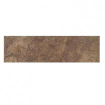 Daltile Aspen Lodge Cotto Mist 3 in. x 12 in. Porcelain Bullnose Floor and Wall Tile-DISCONTINUED