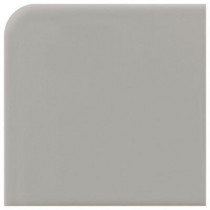Daltile Semi-Gloss Desert Gray 2 in. x 2 in. Ceramic Surface Bullnose Corner Wall Tile