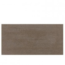 Daltile Identity Oxford Brown Grooved 12 in. x 24 in. Polished Porcelain Floor and Wall Tile (11.62 sq. ft. / case)-DISCONTINUED