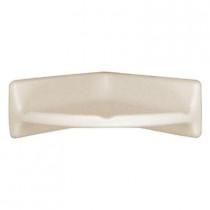Daltile Bathroom Accessories Almond 8-3/4 in. x 8-3/4 in. Ceramic Corner Shelf Accessory Wall Tile