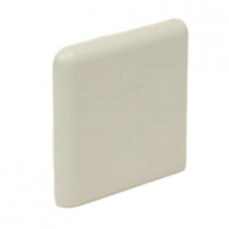 U.S. Ceramic Tile Color Collection Matte Bone 2 in. x 2 in. Ceramic Surface Bullnose Corner Wall Tile-DISCONTINUED