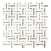 Jeffrey Court Windswept 13 in. x 13 in. x 8 mm Marble Mosaic Wall Tile