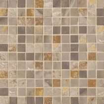 MARAZZI Jade 13 in. x 13 in. x 8-1/2 mm Taupe Porcelain Mesh-Mounted Mosaic Floor and Wall Tile