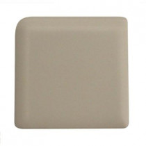 Daltile Modern Dimensions Matte Biscuit 2-1/8 in. x 2-1/8 in. Ceramic Surface Bullnose Corner Wall Tile-DISCONTINUED