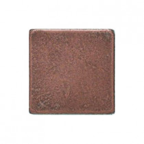 Daltile Castle Metals 2 in. x 2 in. Aged Copper Metal Insert Accent Tile