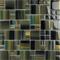 EPOCH Contempo Tatara-1671 Mosaic Glass Mesh Mounted Tile - 4 in. x 4 in. Tile Sample-DISCONTINUED