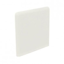 U.S. Ceramic Tile Color Collection Matte Bone 3 in. x 3 in. Ceramic Surface Bullnose Corner Wall Tile-DISCONTINUED