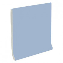 U.S. Ceramic Tile Color Collection Bright Dusk 4-1/4 in. x 4-1/4 in. Ceramic Stackable Cove Base Wall Tile-DISCONTINUED