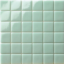 Elementz 12.5 in. x 12.5 in. Capri Giada Glossy Glass Tile-DISCONTINUED