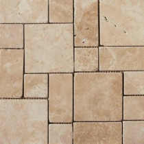 Emser 13 in. x 13 in. Coliseum Athens Glazed Porcelain Mini Versailles -Each of 1.17 sq. ft.-DISCONTINUED