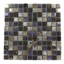 Splashback Tile Tapestry Pantheon 12 in. x 12 in. x 8 mm Marble and Glass Mosaic Floor and Wall Tile