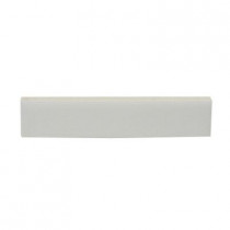 U.S. Ceramic Tile Color Collection Bright Snow White 3/4 in. x 6 in. Ceramic Liner Bar Wall Tile-DISCONTINUED