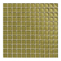 Daltile Maracas Cactus 12 in. x 12 in. 8mm Glass Mesh Mounted Mosaic Wall Tile (10 sq. ft. / case)-DISCONTINUED