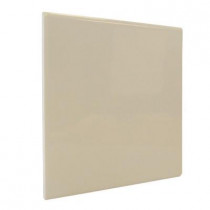 U.S. Ceramic Tile Bright Khaki 6 in. x 6 in. Ceramic Surface Bullnose Corner Wall Tile-DISCONTINUED