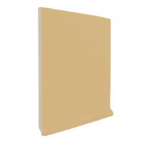U.S. Ceramic Tile Color Collection Bright Camel 6 in. x 6 in. Ceramic Stackable Left Cove Base Corner Wall Tile-DISCONTINUED