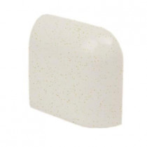U.S. Ceramic Tile Color Collection Bright Gold Dust 2 in. x 2 in. Ceramic Radius Corner Wall Tile-DISCONTINUED