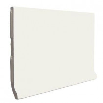 U.S. Ceramic Tile Color Collection Matte Bone 3-3/4 in. x 6 in. Ceramic Stackable Cove Base Wall Tile-DISCONTINUED