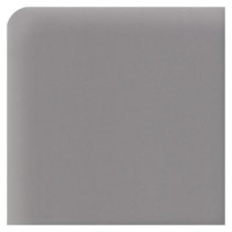 Daltile Semi-Gloss Suede Gray 2 in. x 2 in. Ceramic Bullnose Outcorner Wall Tile