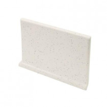 U.S. Ceramic Tile Color Collection Bright Granite 3-3/4 in. x 6 in. Ceramic Stackable Right Cove Base Corner Wall Tile-DISCONTINUED
