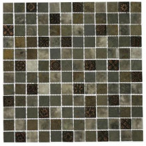 Splashback Tile Tapestry 12 in. x 12 in. x 8 mm Marble and Glass Mosaic Floor and Wall Tile