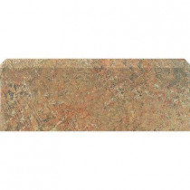 U.S. Ceramic Tile Craterlake Fuego 3 in. x 18 in. Glazed Ceramic Single Bullnose Tile-DISCONTINUED
