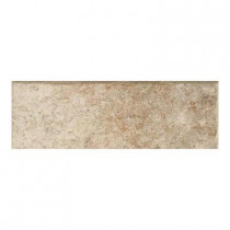 Daltile Passaggio 3 in. x 12 in. Sorano Brown Porcelain Bullnose Floor and Wall Tile-DISCONTINUED