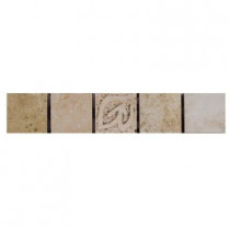 Emser Piozzi Listello 2 in. x 7 in. Multi Glazed Porcelain Wall Tile-DISCONTINUED