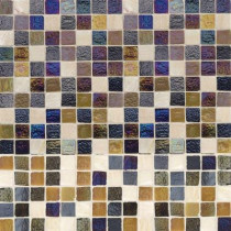 Jeffrey Court Mediterranean Cut-Edge 12 in. x 12 in. x 6 mm Glass Travertine Mosaic Wall Tile