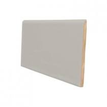 U.S. Ceramic Tile Color Collection Bright Taupe 3 in. x 6 in. Ceramic Surface Bullnose Wall Tile-DISCONTINUED