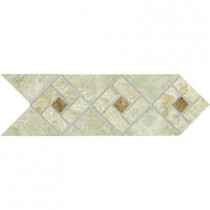 Daltile Heathland Sunrise Blend 4 in. x 12 in. Glazed Ceramic Decorative Accent Floor and Wall Tile