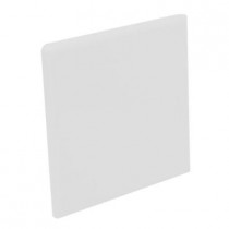 U.S. Ceramic Tile Color Collection Bright Tender Gray 4-1/4 in. x 4-1/4 in. Ceramic Surface Bullnose Corner Wall Tile-DISCONTINUED