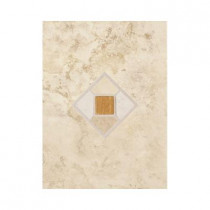 Daltile Brancacci Windrift Beige 9 in. x 12 in. Ceramic Accent Wall Tile-DISCONTINUED