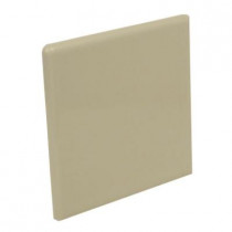 U.S. Ceramic Tile Color Collection Matte Fawn 4-1/4 in. x 4-1/4 in. Ceramic Surface Bullnose Corner Wall Tile-DISCONTINUED
