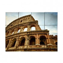 Tile My Style Colosseum 24 in. x 18 in. Tumbled Marble Tiles (3 sq. ft. /case)