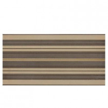 Daltile Identity Gold/Brown Fabric 12 in. x 24 in. Porcelain Decorative Accent Floor and Wall Tile-DISCONTINUED