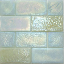 Studio E Edgewater Del Mar Glass Mosaic & Wall Tile - 5 in. x 5 in. Tile Sample-DISCONTINUED