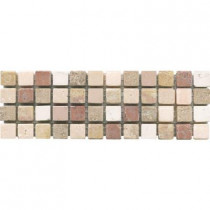 ELIANE Mosaico C-1600 3 in. x 8 in. x 10 mm Natural Stone Mesh-Mounted Mosaic Tile